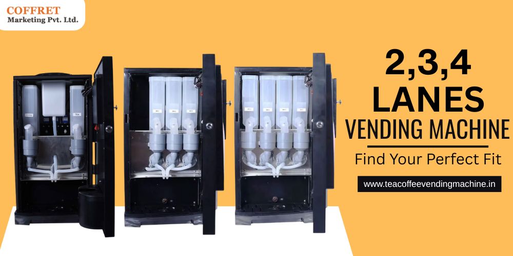 2,3,4 Lane Vending Machine